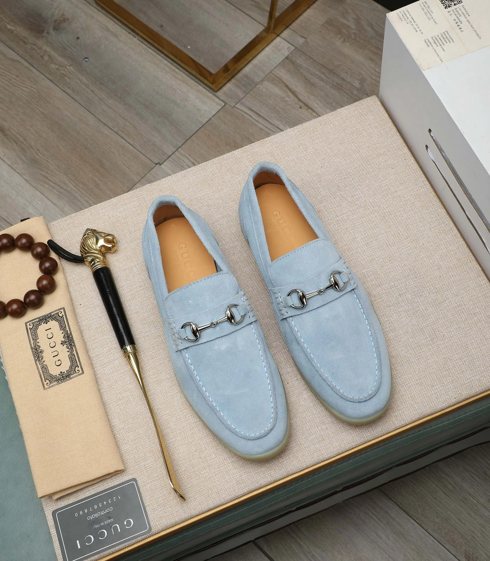 Men's shoes 💰520 📛📛Original (water-dyed cow lining) GUCCI official website formal shoes🌀 Italian 🇮🇹Imported cowhide➕Top imported water-dyed cowhide lining💋Finely handmade Original bottom, the real thing looks better when photographed in person Standard size 38-44